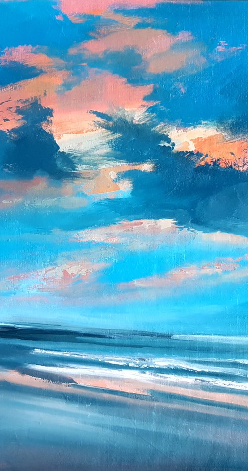 Sunset on the bay by Steve Keenan