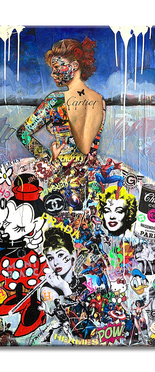 Cartier-Audrey Marilyn Kate by Gardani Art