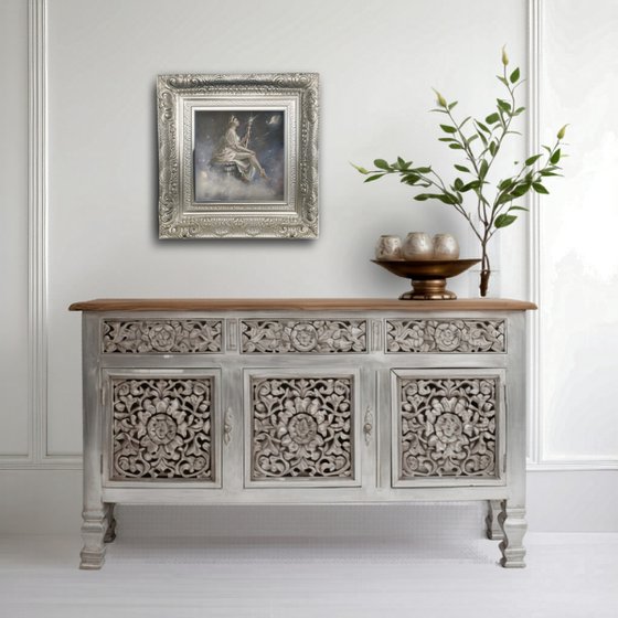 Gloriana, Celestial Realism Oil Painting