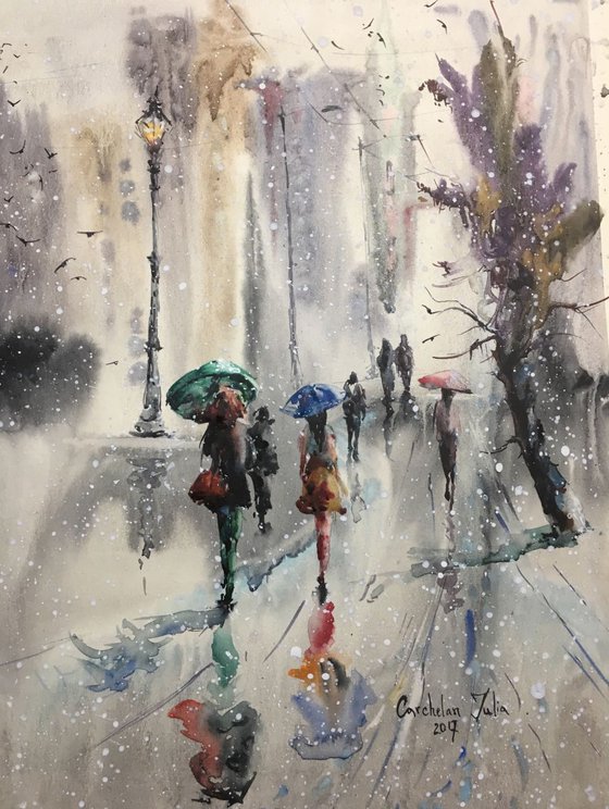 "Snow in April"   SOLD