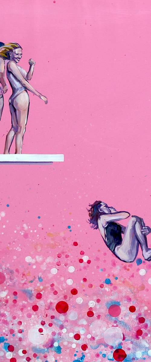 You've Got To Jump To Be Successful. Jumping High. Dreams. Life, by Trayko Popov