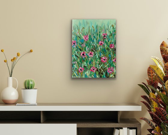 Blossoming Beauty - Pink Flower Garden