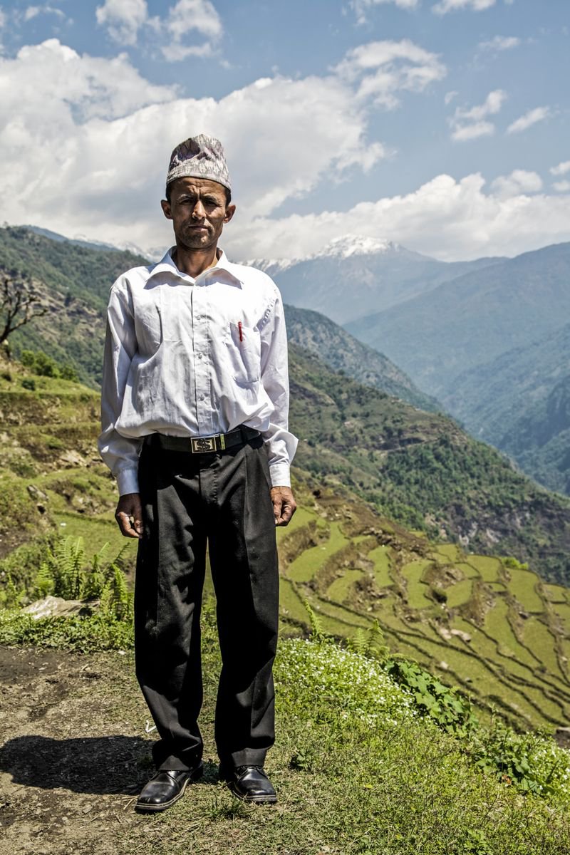 The Nepalese school teacher by Steven Elio van Weel