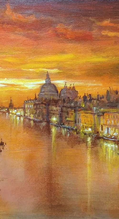 Night Venice3 by Vishalandra Dakur