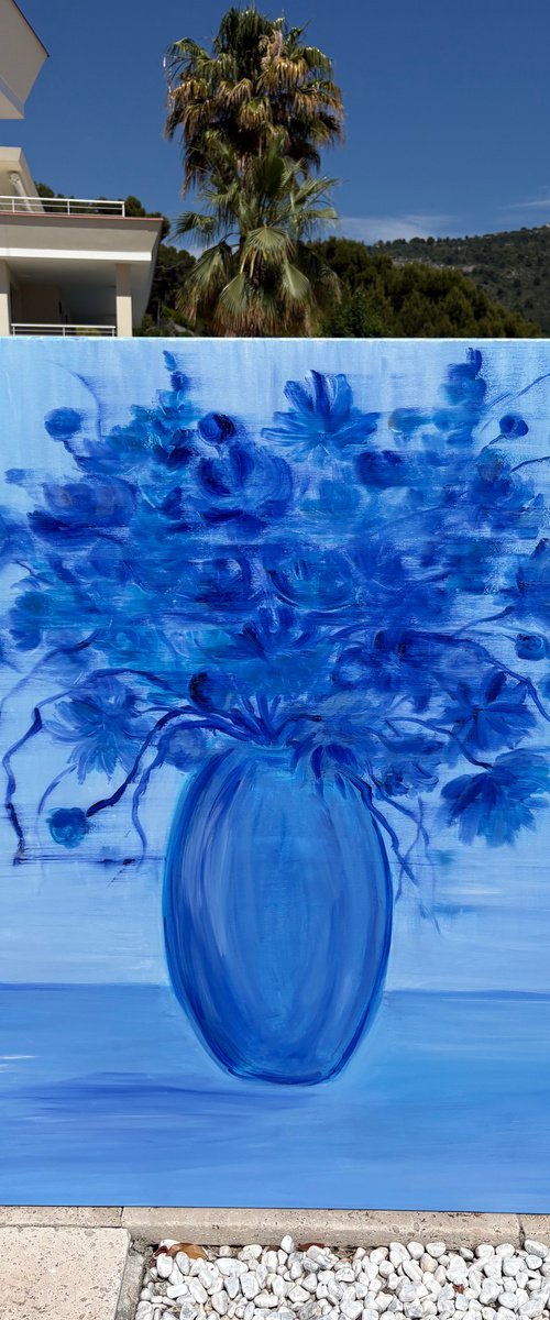 Monochrome Blue by Vira Tsepkova