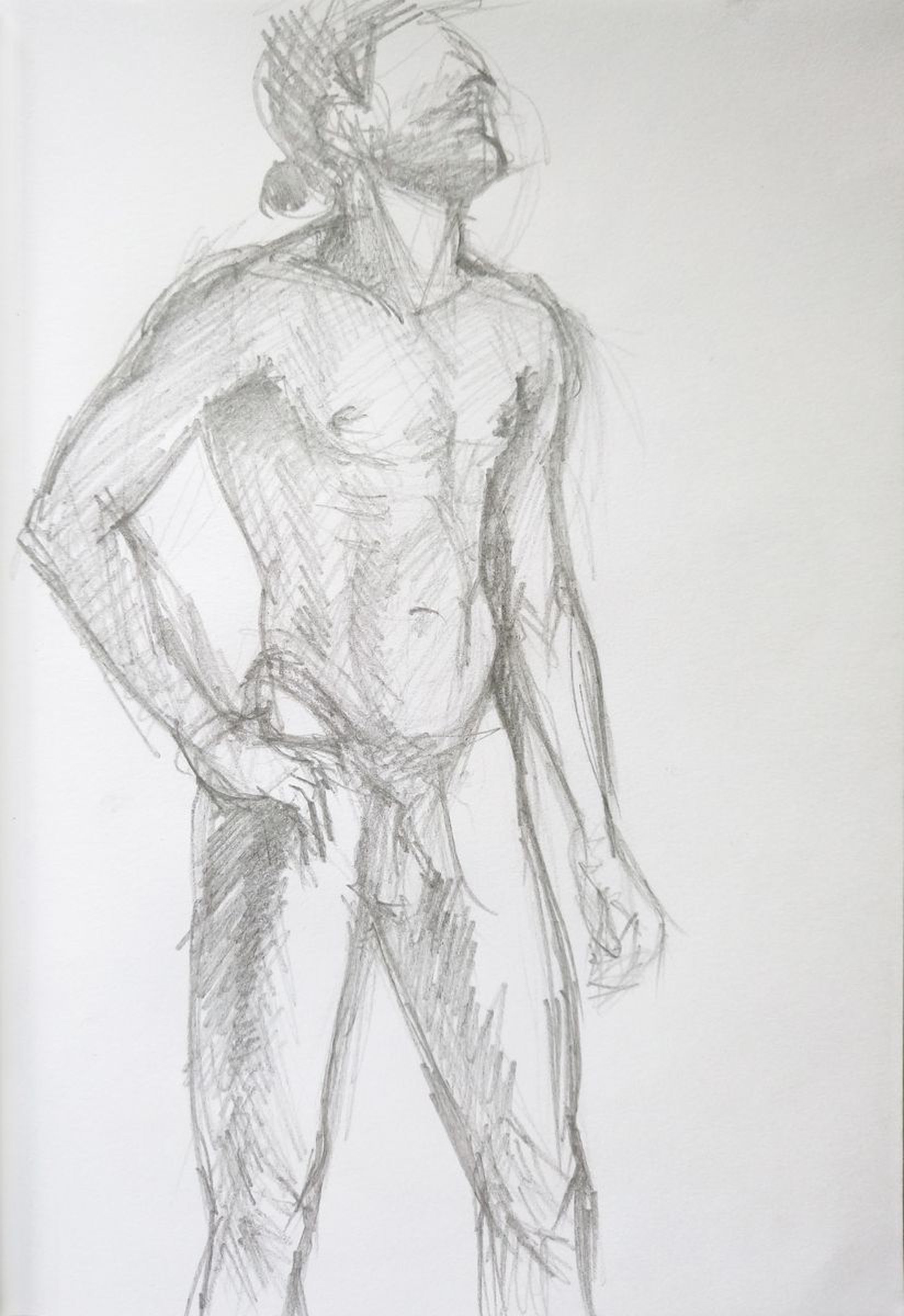 Sketch Of Human Body Man 12 By Mag Verkhovets Artfinder