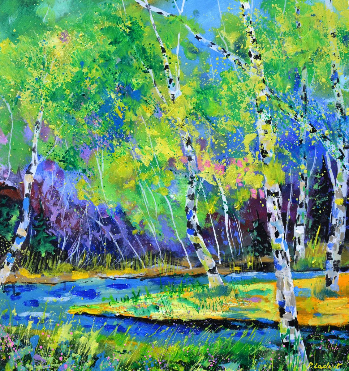 Aspentrees 7724 By Pol Henry Ledent, 28 X 28, Artwork For Sale On Artfinder