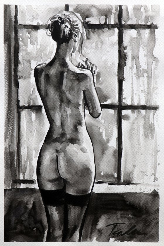 "Waiting for love"/30x45 cm