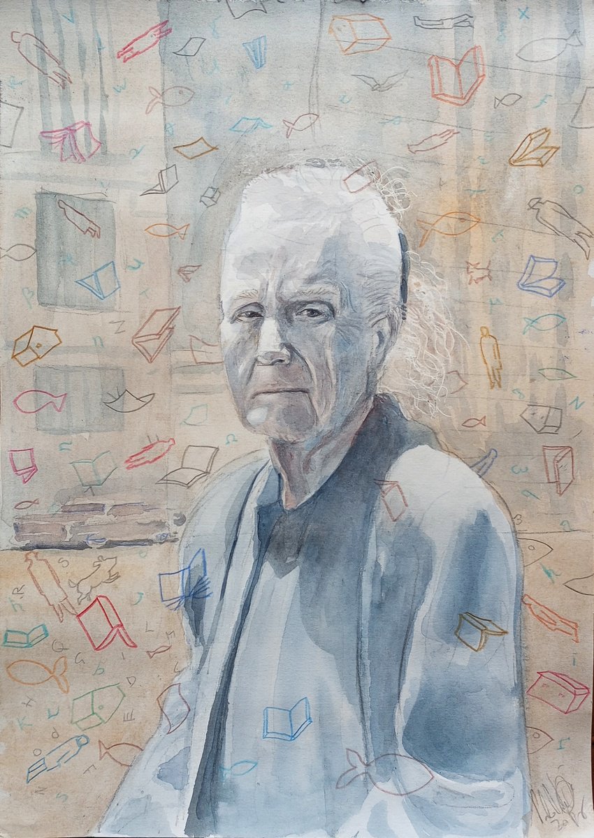 Surrealistic Pastel Drawing , Old Lady And Things By Paolo Beneforti, 11 X 17, Artwork For Sale On Artfinder