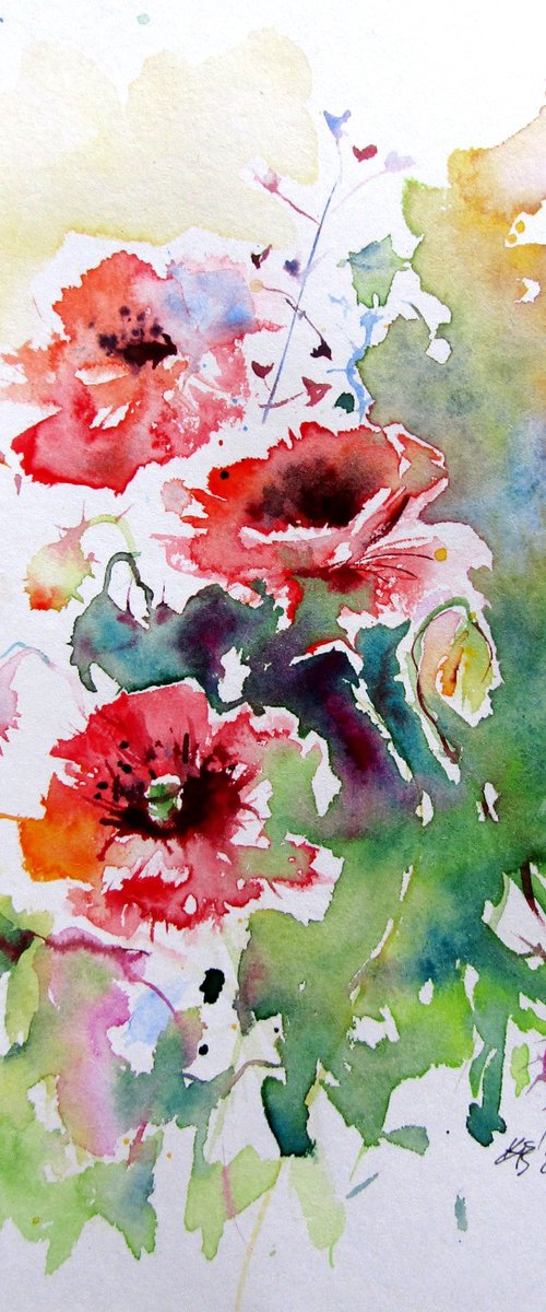 Red poppies by Kovács Anna Brigitta