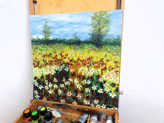Colored meadow