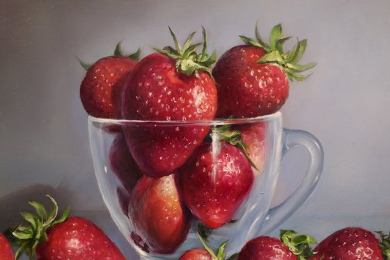 "Still life with strawberries"