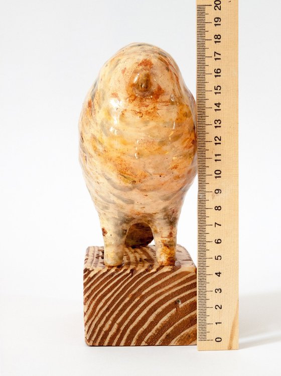 Ceramic sculpture "Partridge "
