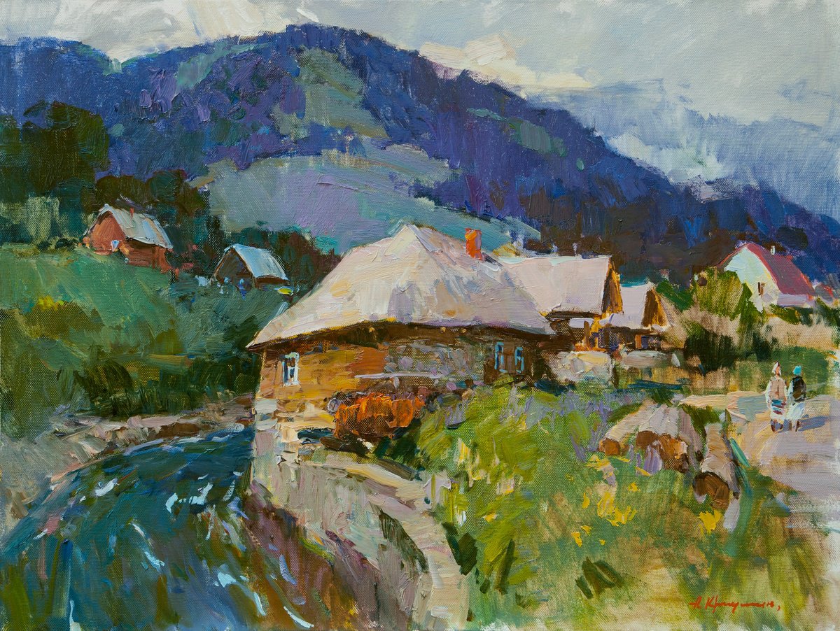 Carpathian Plot By Aleksandr Kryushyn, 31 X 24, Artwork For Sale On Artfinder