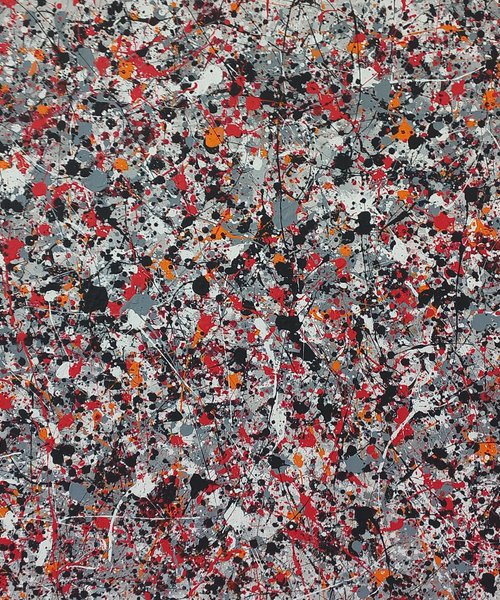 J. Pollock inspired acrylic by M.Y. by Max Yaskin