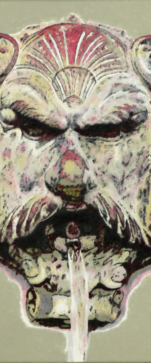 Mask of the Croix du Trahoir by Mercédès Soret