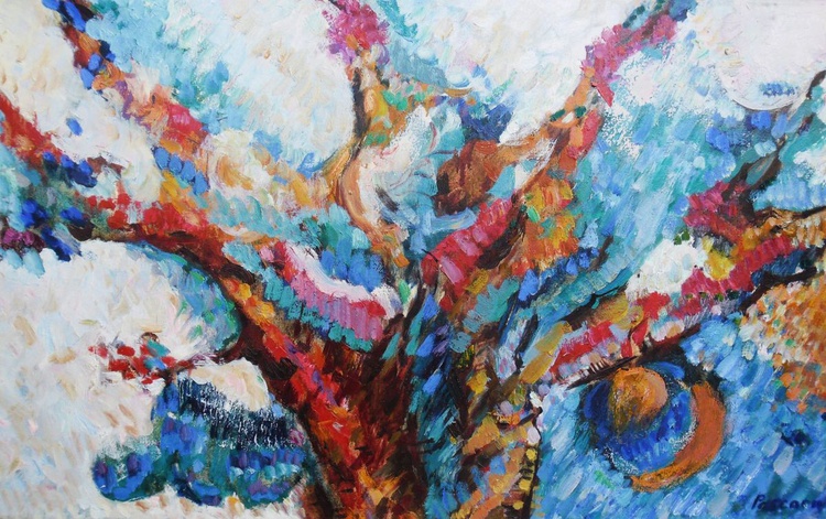 Tree Of Life Oil Painting By Olga Pascari Artfinder
