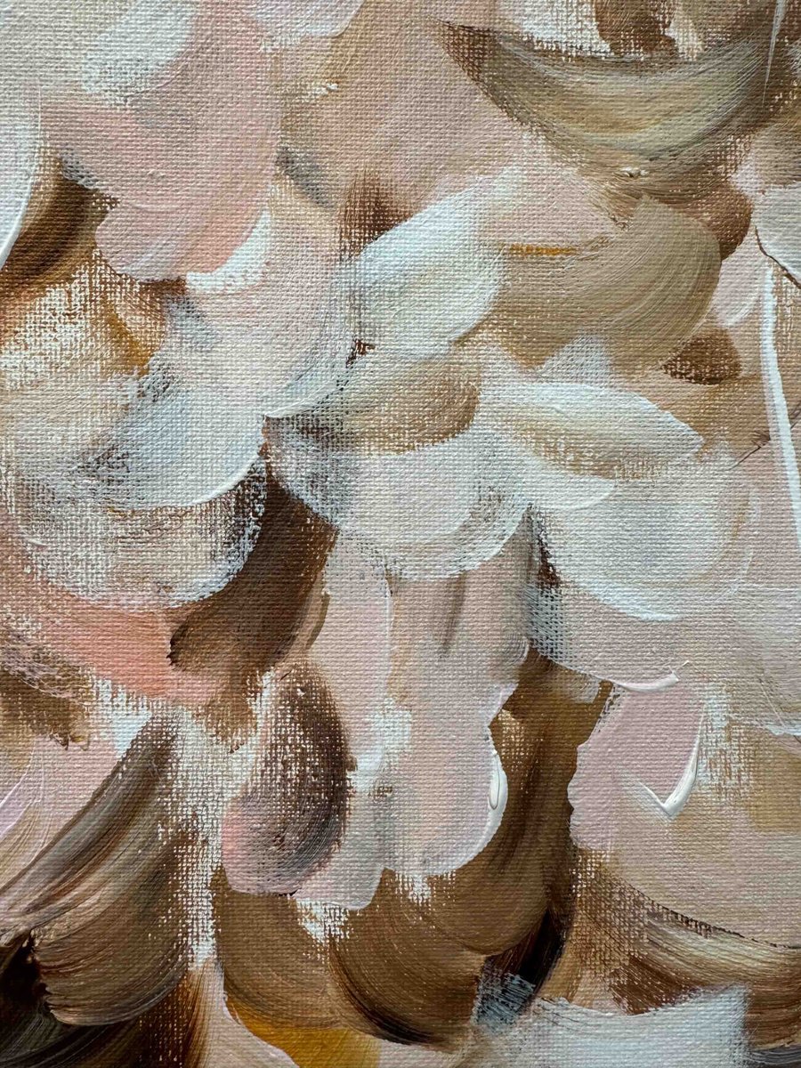 Abstract Botanical Acrylic Painting By Ivana Gigovic, 35 X 35, It