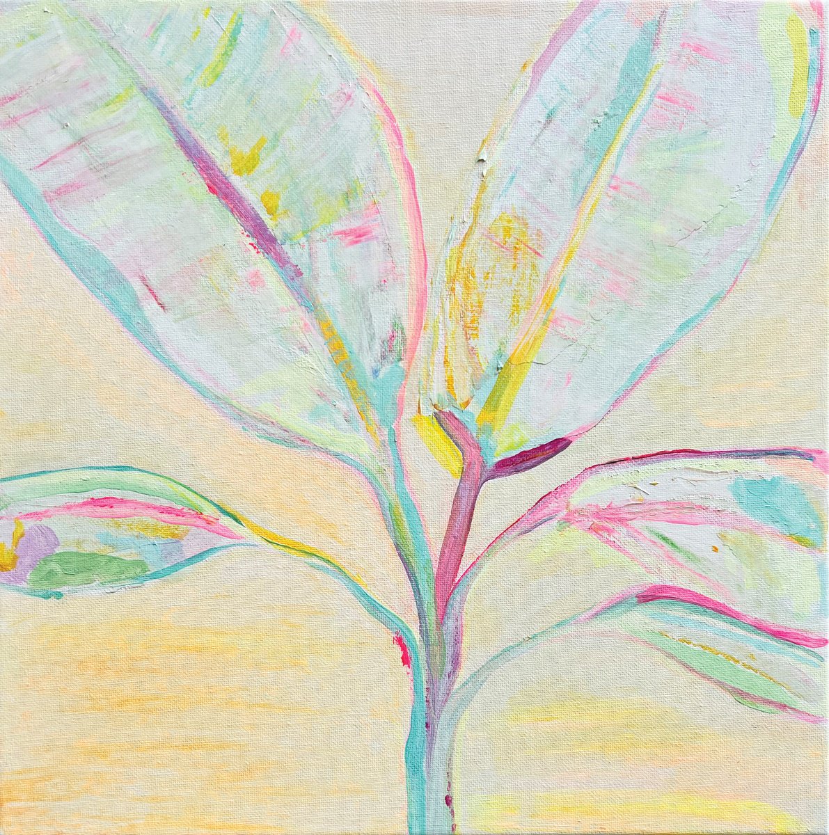 ’Pastel Palms’ by Kathryn Sillince