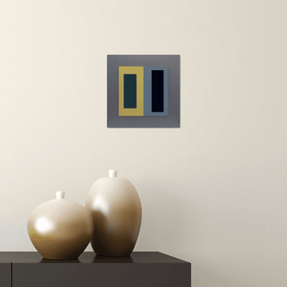 TWENTY TWO - Modern 3D Painting / Construction / Framed