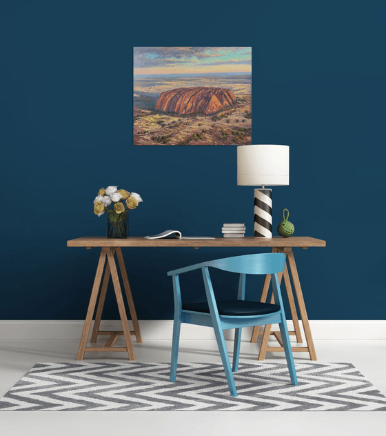 Sunset on Uluru
