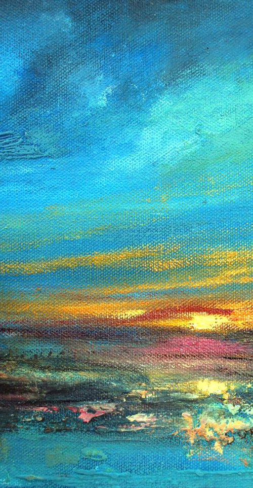 Turquoise Sun by Vishalandra Dakur