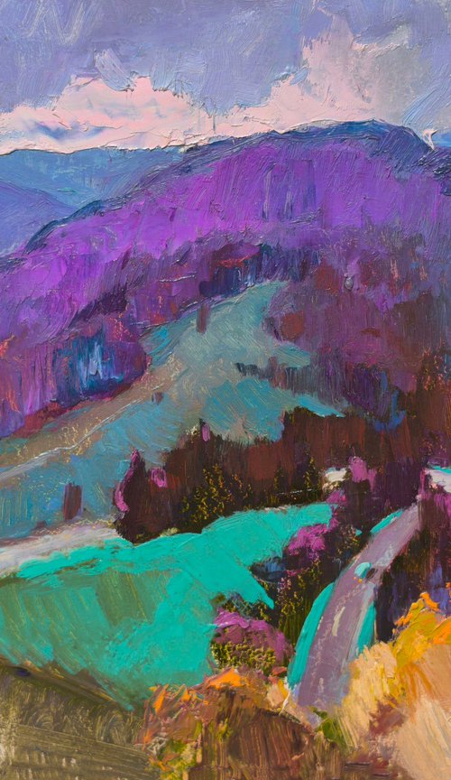 Evening on the Pass by Alexander Shandor
