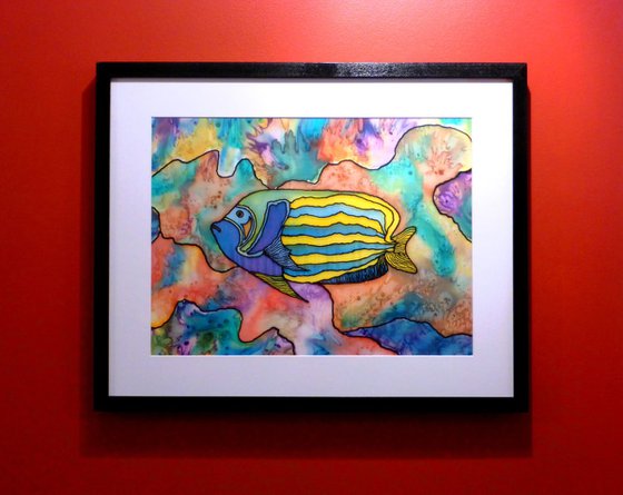 Tropical Fish (Painting on Silk)
