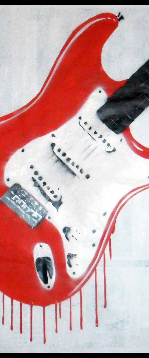 Bleeding guitar (DT). by Juan Sly