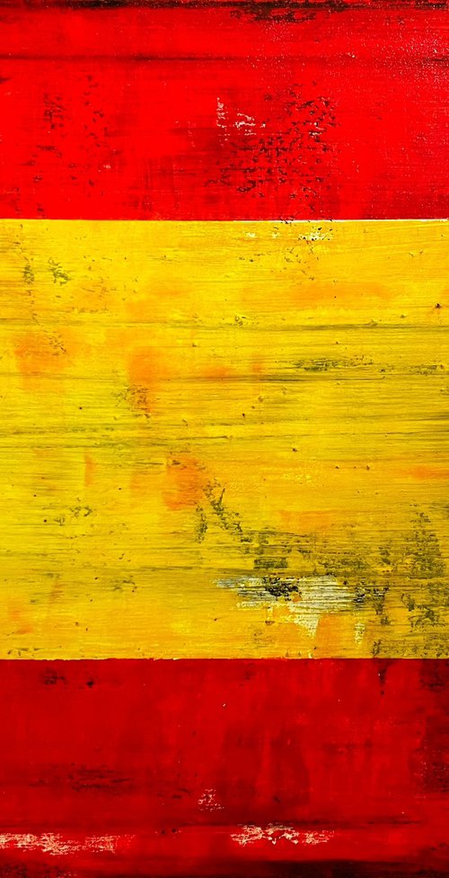 Spanish Flag - 3D Historical Corrosion by Sergio Aranda