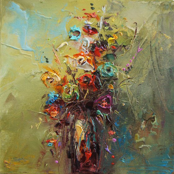 Flowers,  Oil Painting