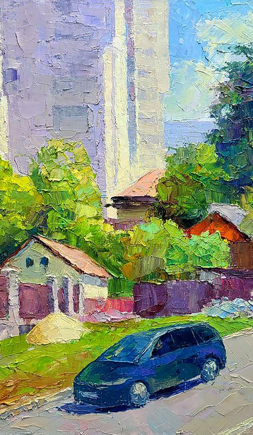 Along the city street by Boris Serdyuk