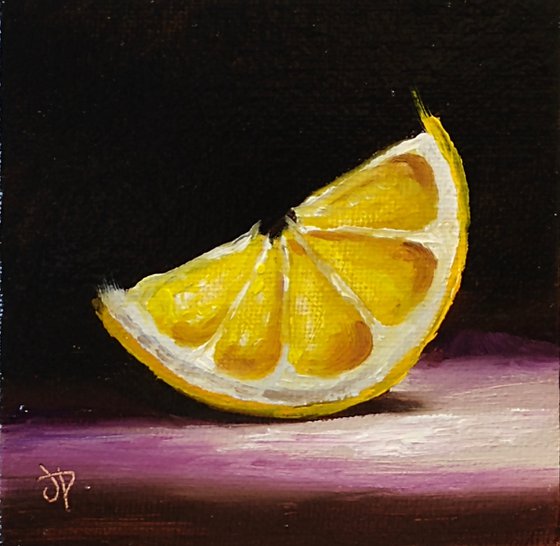 Little lemon slice #2 still life