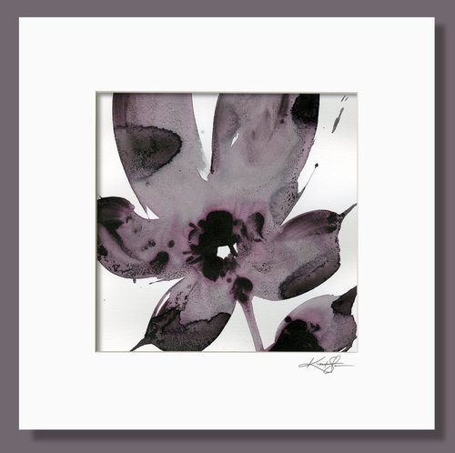 Organic Impressions 706 - Abstract Flower Painting by Kathy Morton Stanion by Kathy Morton Stanion