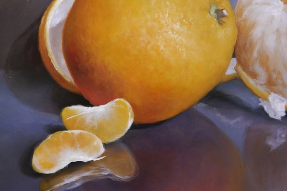 "Still life with oranges"