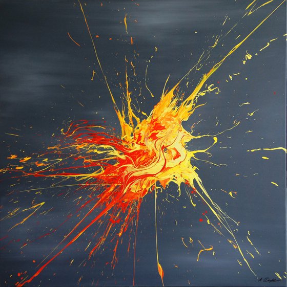 From A Spark In The Dark (Spirits Of Skies 100157) (100 x 100 cm) XXL (40 x 40 inches)