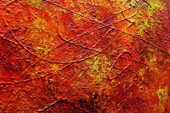 Abstract,red,yellow,orange,Chritsmas sale was 545 USD now 395 USD.