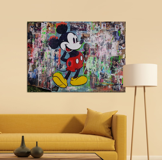 Micky Mouse in art