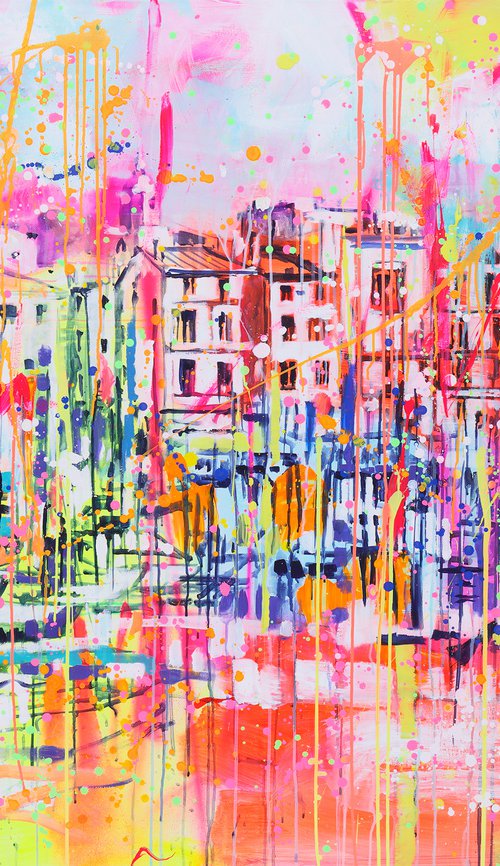 Saint Tropez marina by Marta Zawadzka
