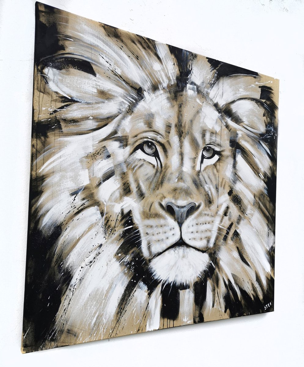 Lion #19 - Series BIG CAT by Stefanie Rogge