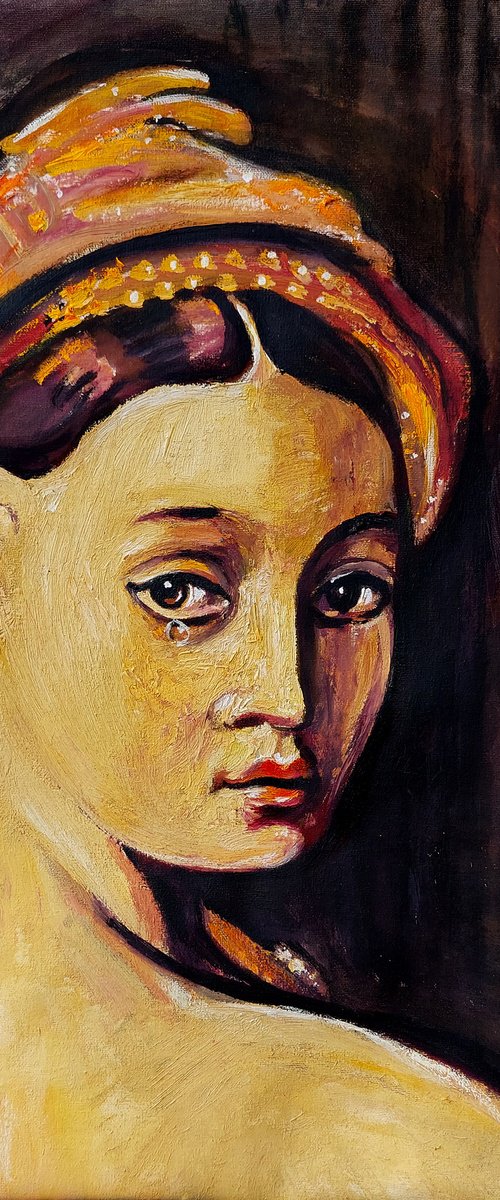 Odalisque with a Tear by Alex Solodov