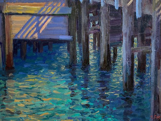 Monterey Fisherman's Wharf Reflections