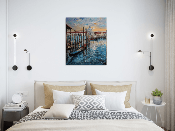 Venice, Sunset over the Grand Canal