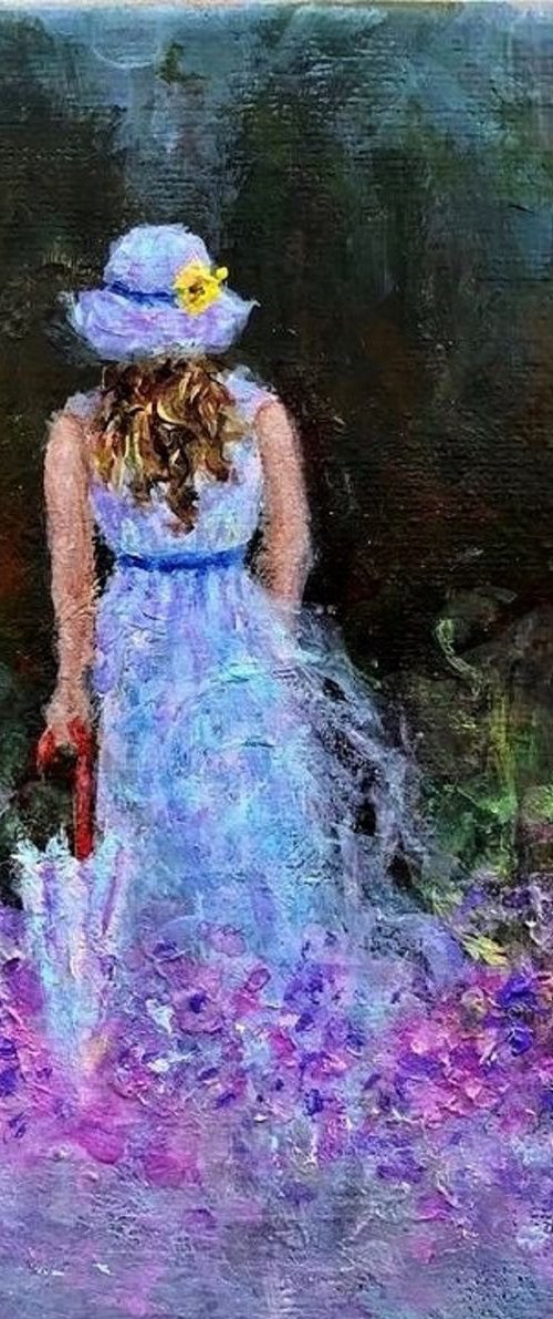 Lost in a field of lavender... by Cristina Mihailescu