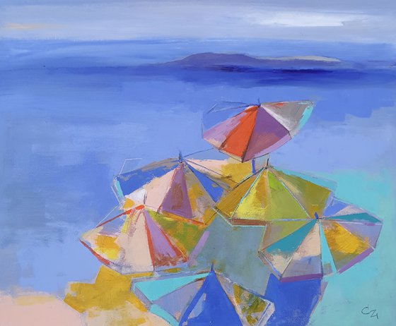 beach umbrellas