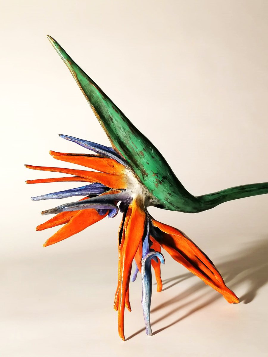 Strelitzia,  bird of paradise by KONSTA - Alexandra Konstantinovna