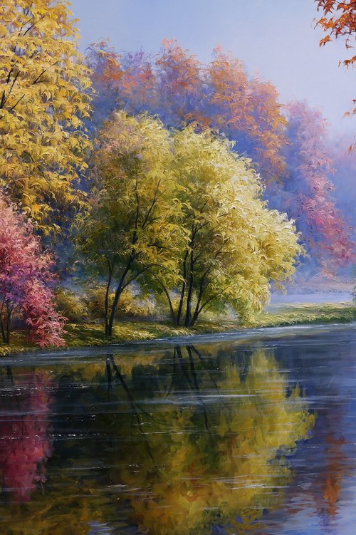 "Autumn landscape" by Gennady Vylusk