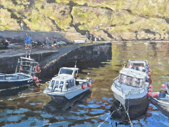 Boscastle, high tide