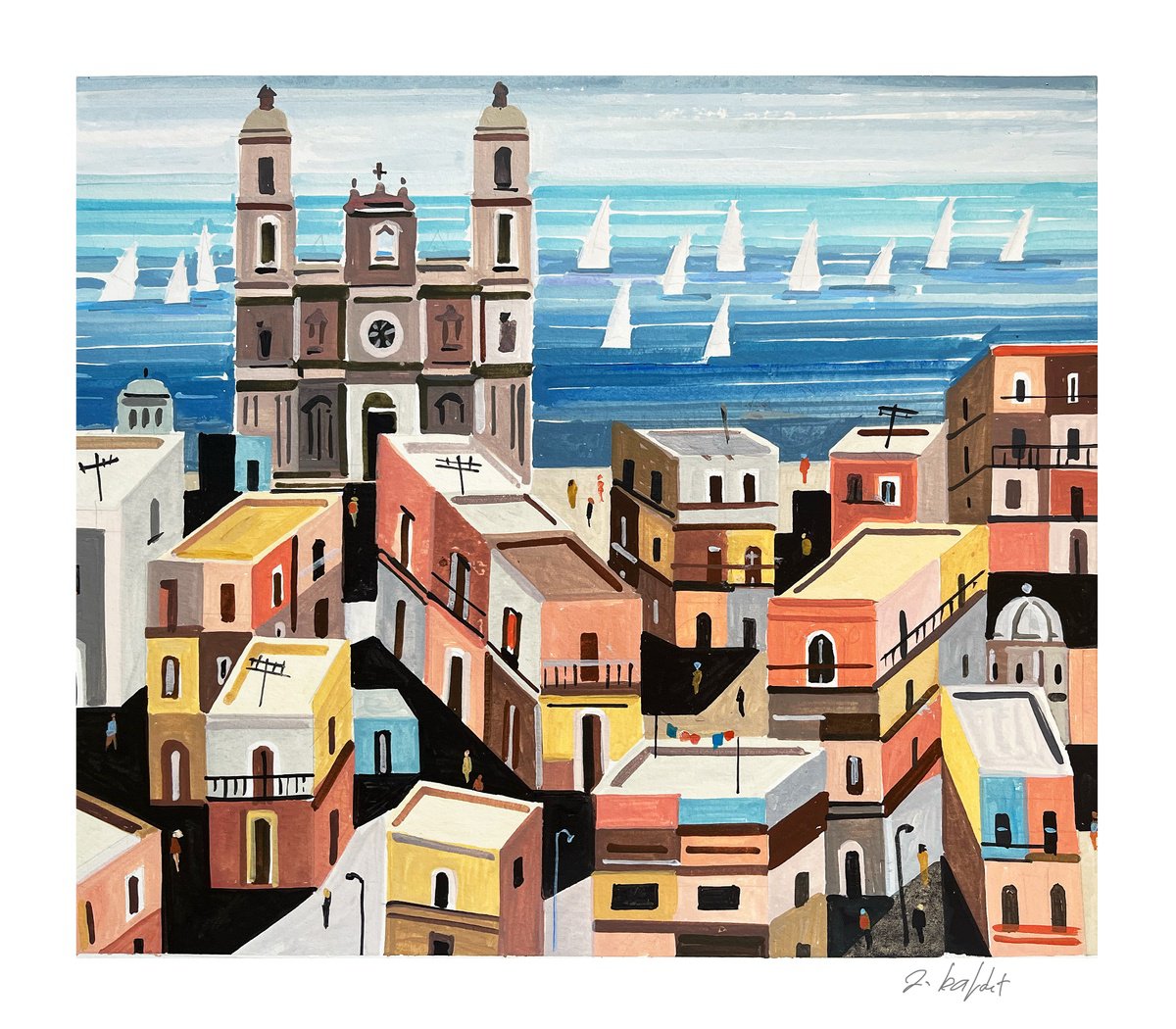 Las_Palmas-Gran_Canaria-01 By Andre Baldet, 14 X 13, Artwork For Sale On Artfinder