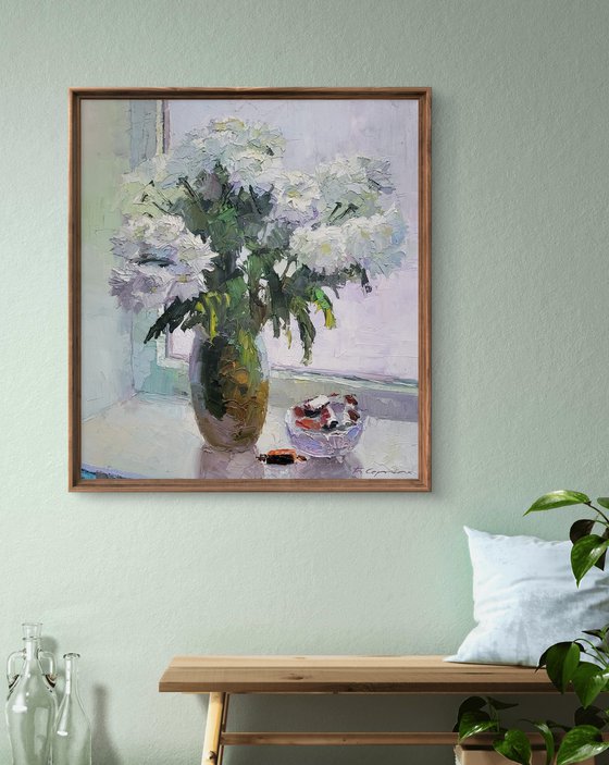 Flowers on the window